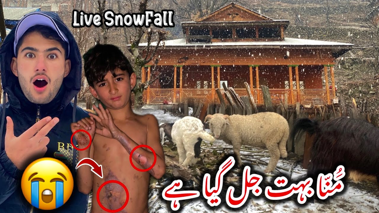 Finally it snowed in Neelam Valley 😍 || Munna Boht Jal Gaya Hai 😭