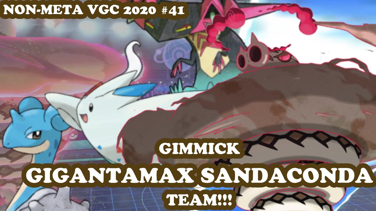 Borrow my friend's GMax Sandaconda team and have a fun time with Hax & Status Aliment | VGC 2020 #41