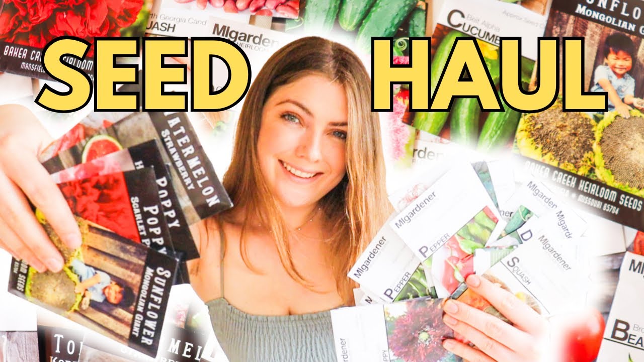 *HUGE* SPRING SEED HAUL 2024! Baker Creek & MIGardener | Rare Heirloom varieties #vegetablegarden