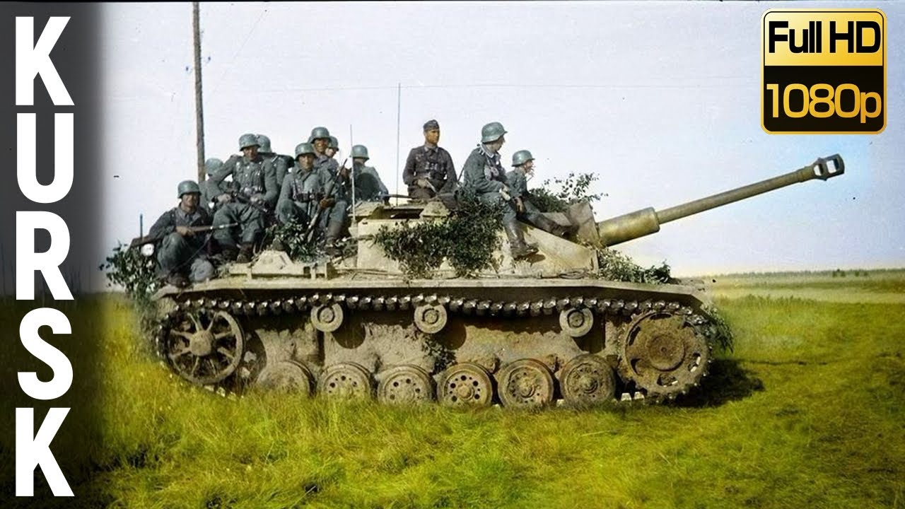 Unique color shots of the Battle of Kursk. World War II in color. Part 2. Military Club.
