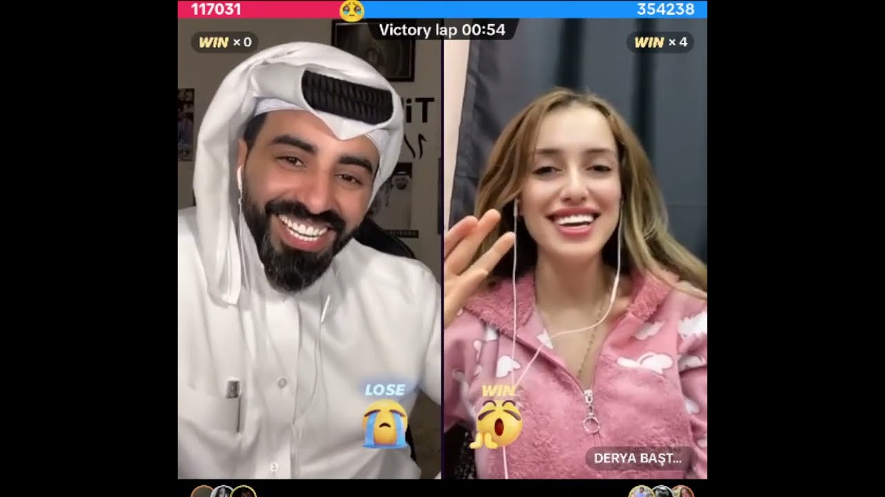 ناصر الوبير مع داريا التركية جولات قوية و حماسية ضحك وناسة 22\11