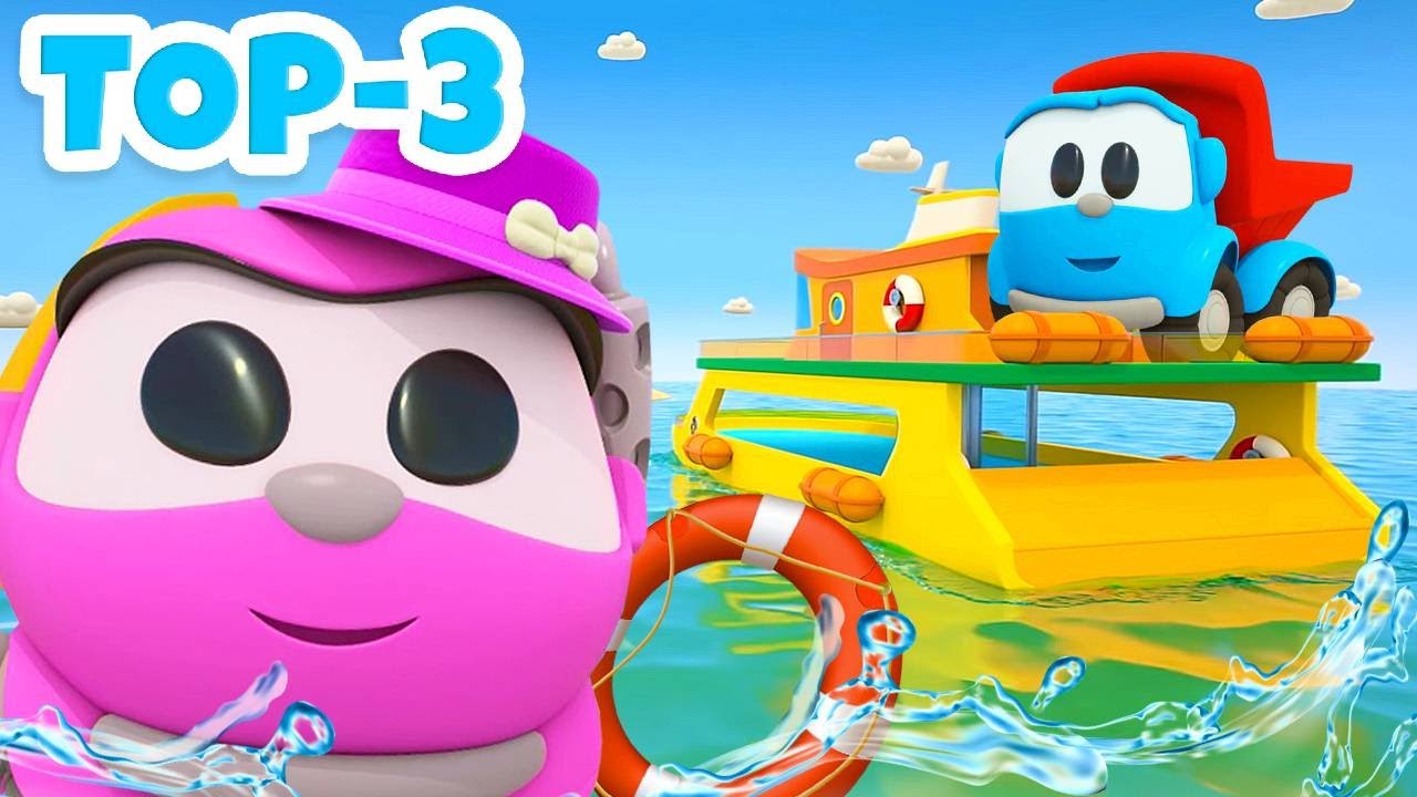 Lea, der rosafarbene Lastwagen und ihre Sommerabenteuer – 3 Folgen im Cartoon