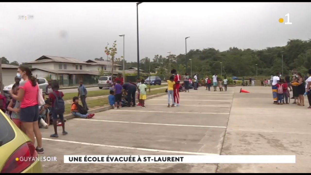 Saint - Laurent : une école évacuée.