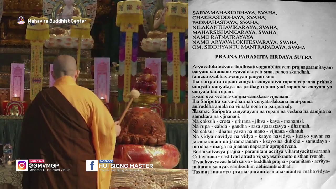 KEBAKTIAN MINGGU - VIHARA MAHAVIRA GRHA PUSAT  ( ONLINE )