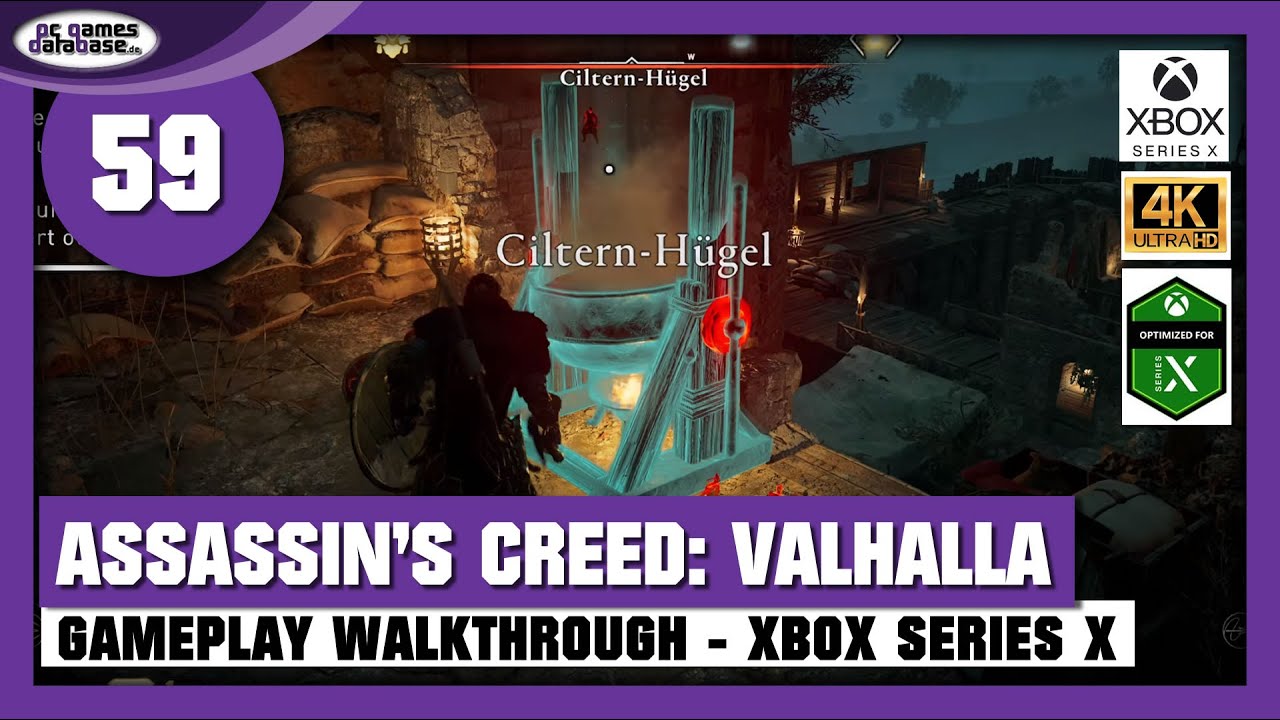 Assassin's Creed: Valhalla #59 - Ciltern-Hügel: Veste Cynebelle sabotieren | 4K 60FPS Xbox Series X