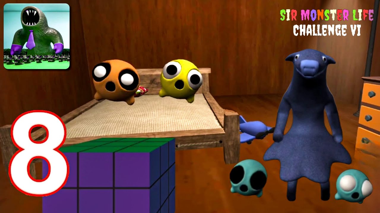 Sir Monster Life Challenge 6 - Gameplay Walkthrough Part 8 -New Update Chapter 3 (Android, iOS)