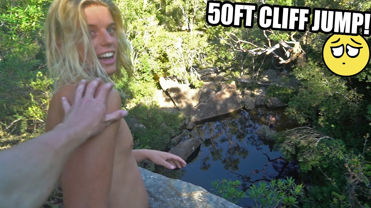 WORLDS SHALLOWEST CLIFF JUMP! *50 FT*