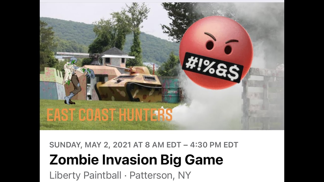 ZOMBIE INVASION BIG GAME- LIBERTY PAINTBALL