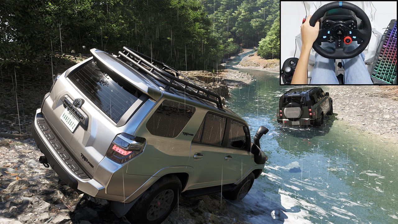 Toyota 4Runner & Land Rover Defender - Forza Horizon 6 | Logitech g29 gameplay