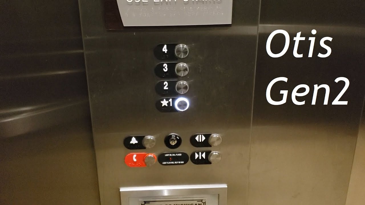Otis Gen2 MRL Traction Elevators @ Homewood Suites, Warren, MI