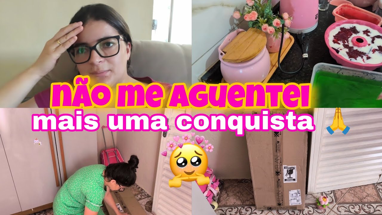CHEGOU MAIS UMA CONQUISTA PRO NOSSO LAR+NÃO ME AGUENTEI TIVE QUE ABRIR/APRONTANDO NA COZINHA 