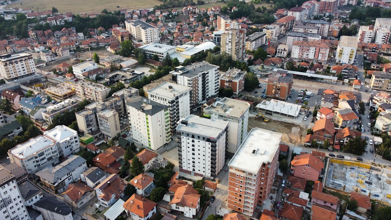 Novi Pazar, snimak dronom. Avgust 2022