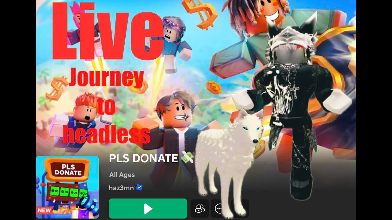 Join my journey to #headless on pls donate day2