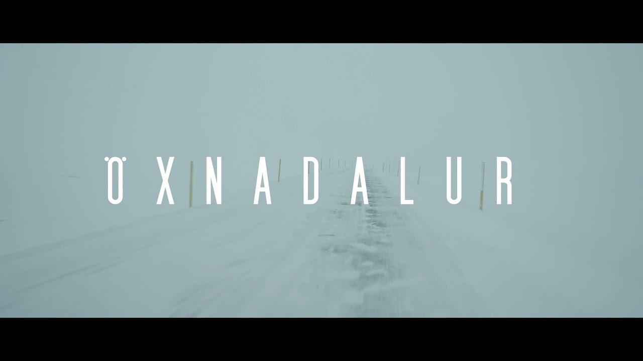 Driving in &Ouml;xnadalur, Iceland