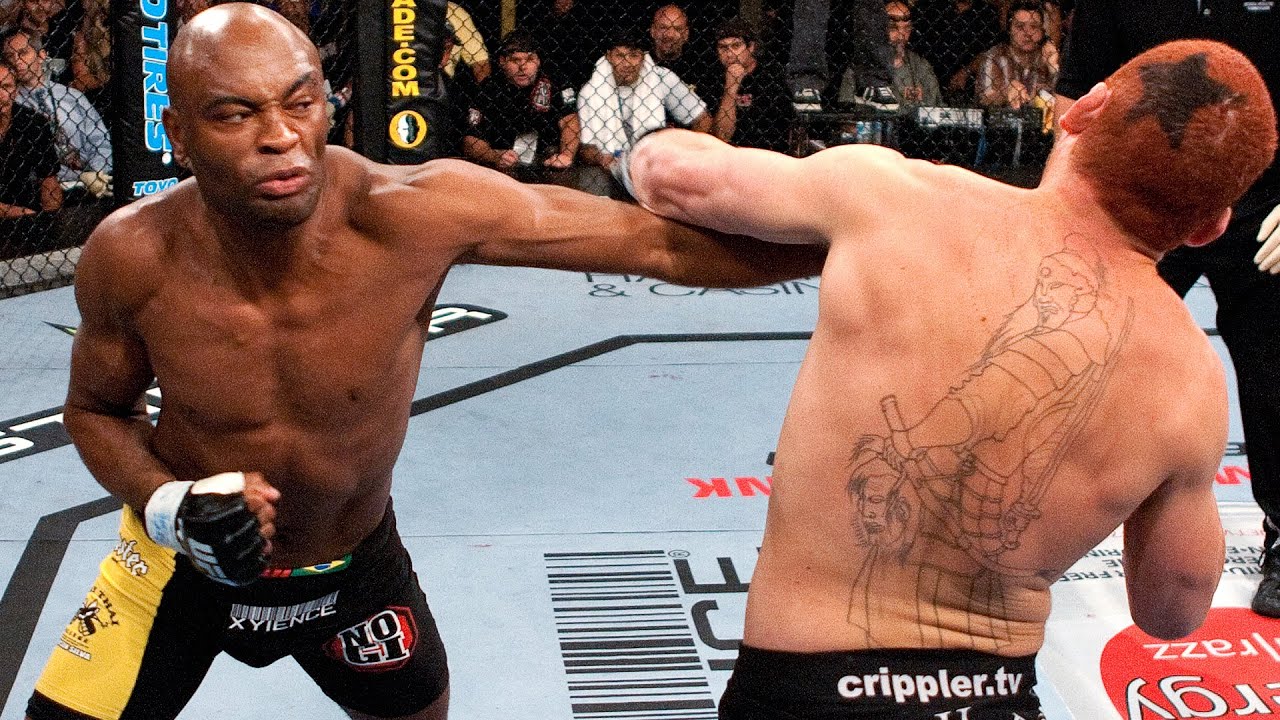 Андерсон Сильва одержал победу нокаутом в первом раунде в дебютном бою UFC | Ultimate Fight Night...