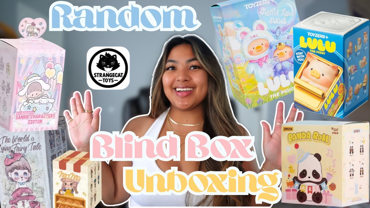Random BLIND BOX UNBOXING from STRANGECAT TOYS, BAM! and a Japanese Bakery|| ZZOTON, PANDA ROLL+more
