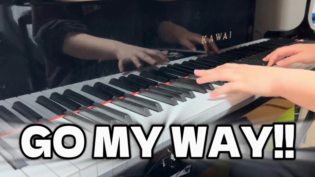 【アイマス】GO MY WAY!!を耳コピしてピアノで弾いてみた