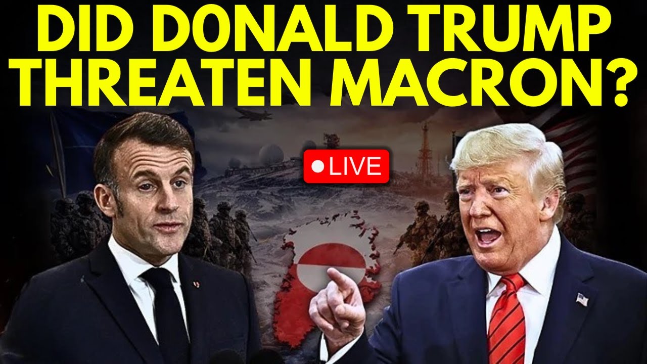 Trump Live | Donald Trump Threatens Macron and Carney Over Their WEF Speech at Davos | Tariffs