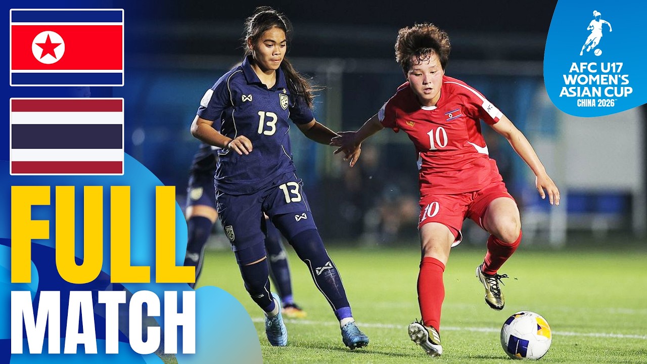 DPR Korea vs Thailand | Full Match | Quarter-Finals &ndash; AFC U17 Women's Asian Cup&trade;