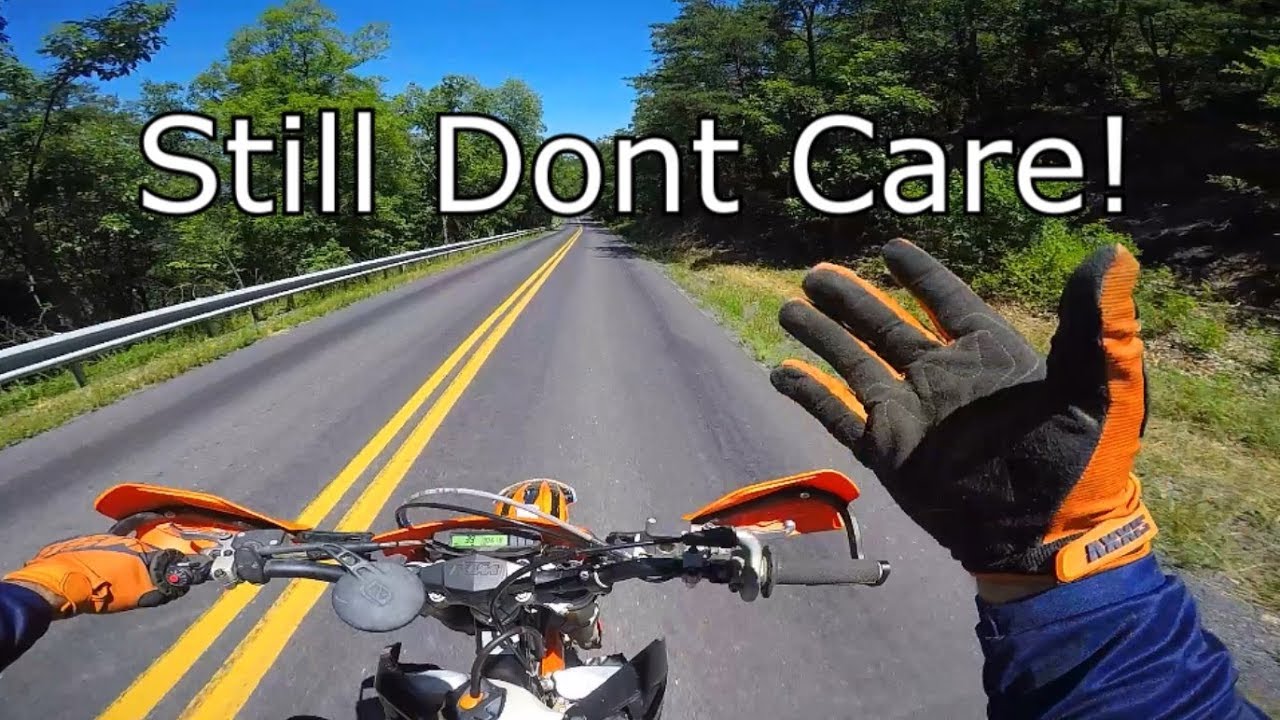 Engine Braking My 2 Stroke Down A MOUNTAIN! KTM 300