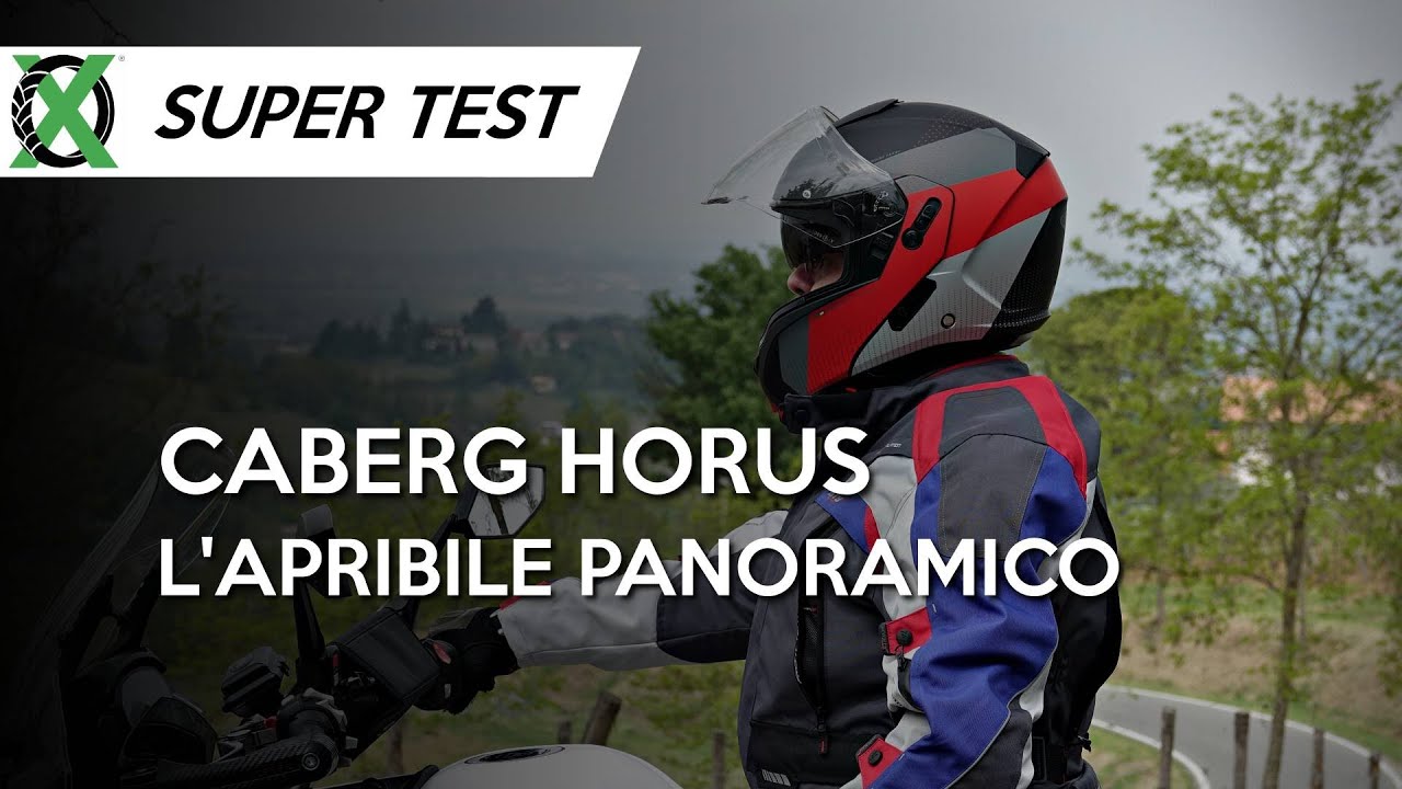 Caberg Horus - Prova e recensione del casco apribile da viaggio