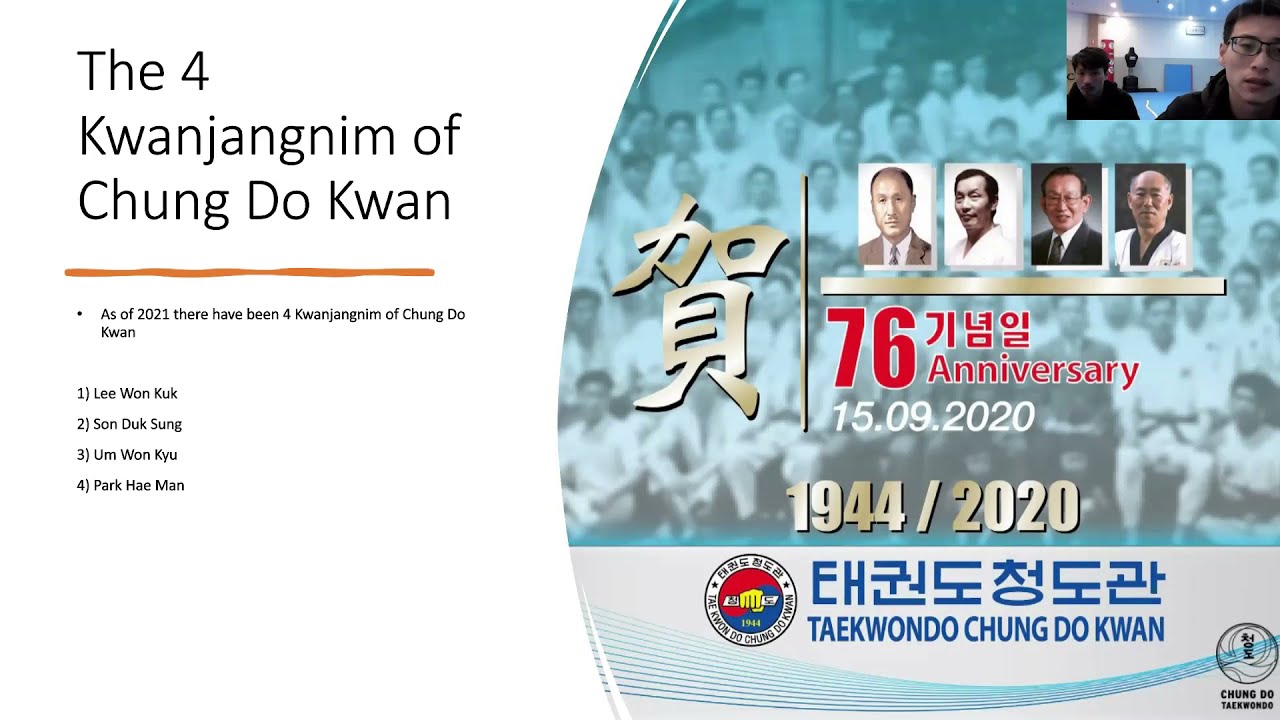 Taekwondo storytime 2 - Chung Do Taekwonodo's family tree