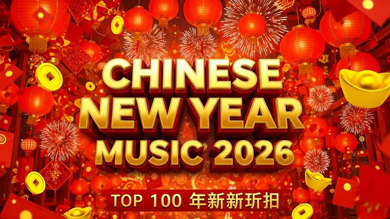 🧧 Chinese New Year Music 2026 | Top 100 Lunar New Year Songs – 恭喜发财・精选经典贺岁金曲合集