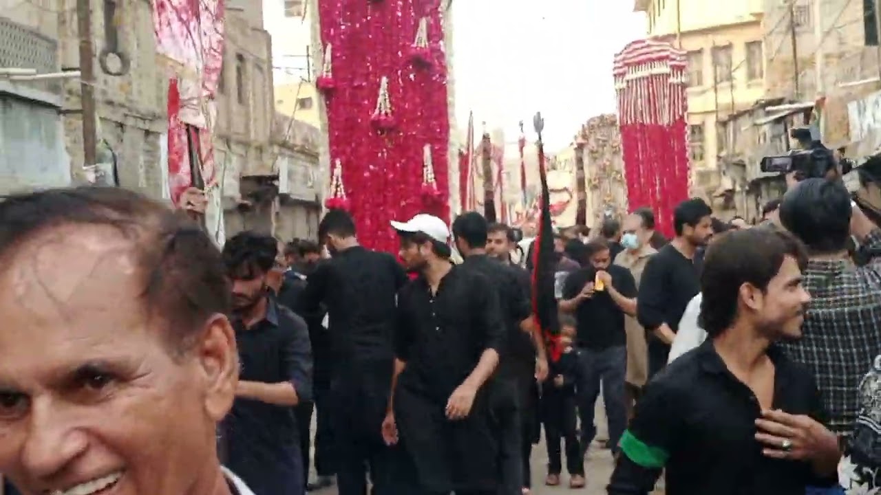 8 muharram markazi jaluos Sadat e amroha  karachi.....#azadar #yahussain #salamya hussain#muharram