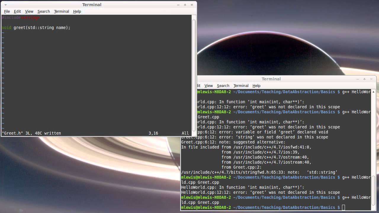 Separate Compilation in C++