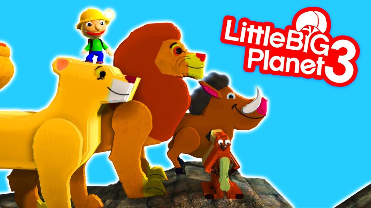 The Lion King With Baldi's Basics - LittleBigPlanet 3 PS4 Gameplay | EpicLBPTime
