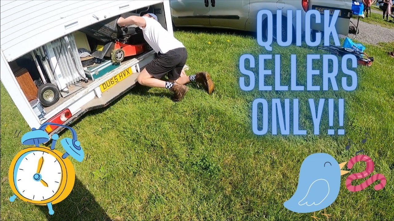 GET IN, GET OUT, MAKE MONEY!! 💷💷 | Torksey Car Boot Haul