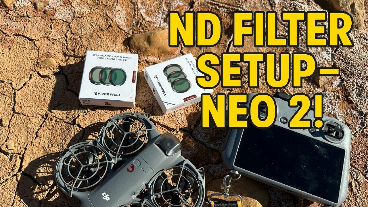 DJI Neo 2 ND Filter Setup — How to Fit the Magnetic Ring + ND32 Test #shaunthedrone #djineo2