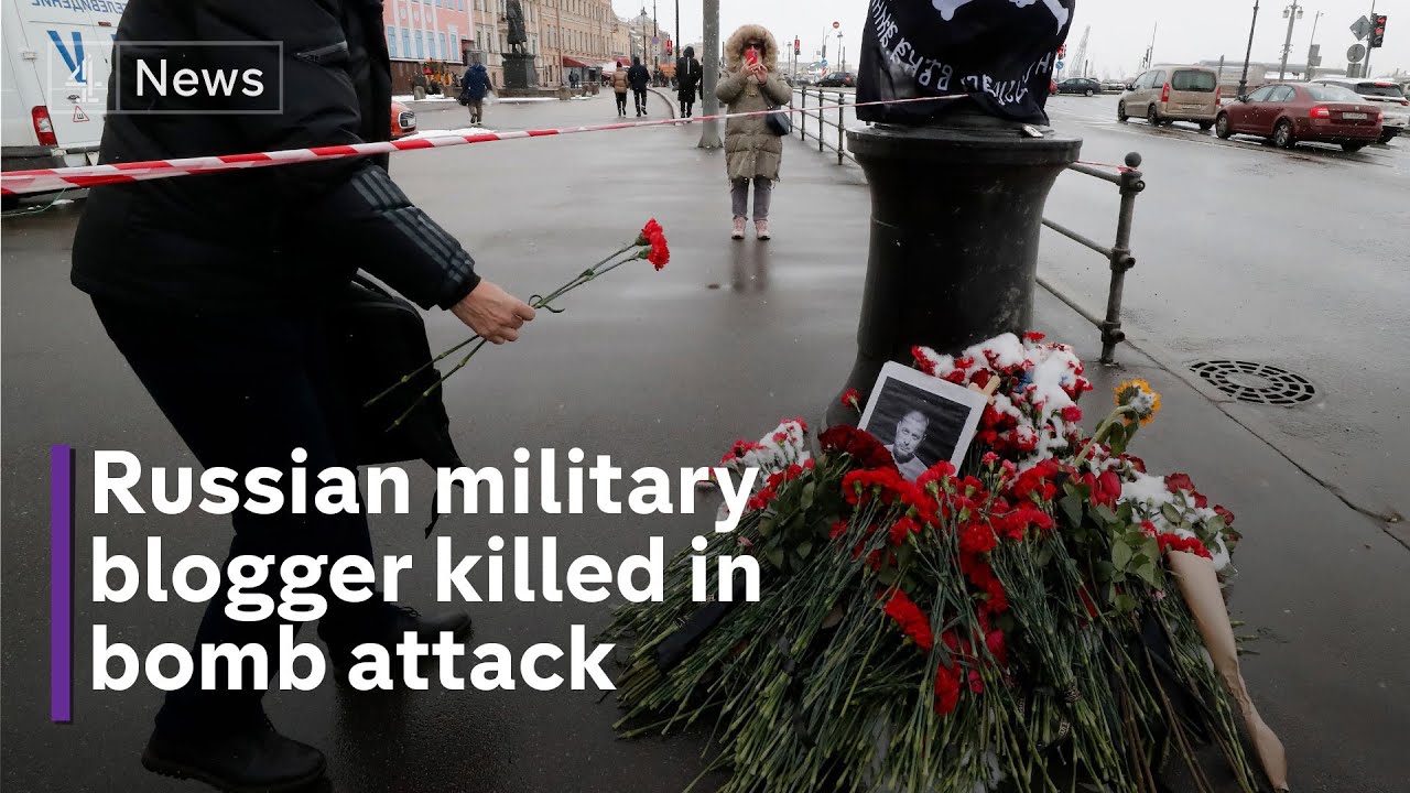 Russian propagandist killed in St Petersburg explosion