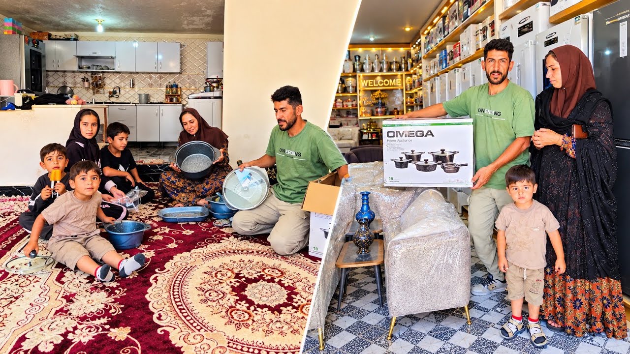 **Nomadic Life with Ali & Farzane: Market Shopping for Pots & Beautiful Kitchenware!**