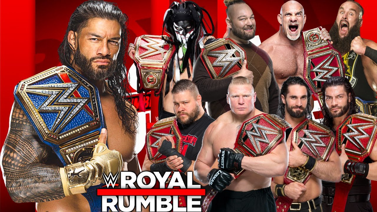 Every Universal Champion In Royal Rumble Match WWE 2K22