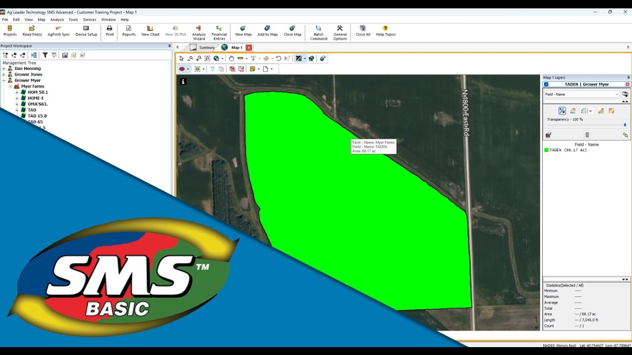 Creating a Field Boundary Using Freeze Boundary