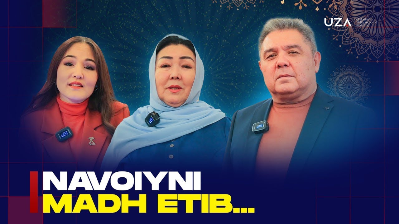 Navoiyni madh etib... 