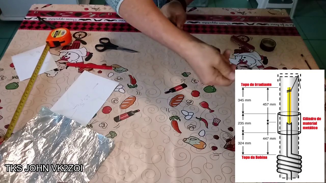 ANTENA FLOWER POT FACIL DE HACER , BIBANDA  PARA VHF /UHF, DUAL BAND, NO PRECISA ROIMETRO, ECONOMICA