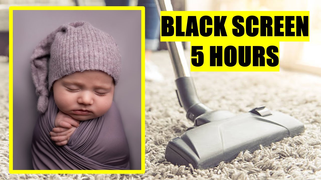 ♫ Vacuum Cleaner Sound / 5 Hours / Black Screen ♫