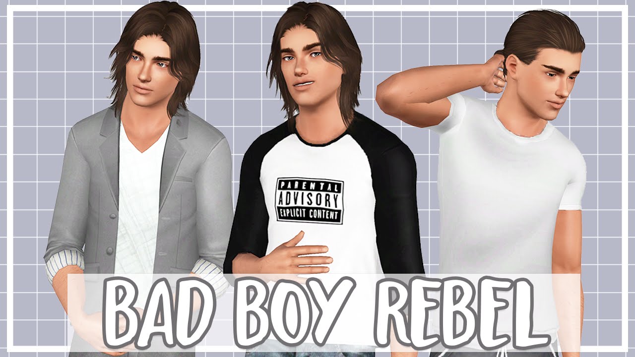 Bad Boy Rebel | A Sims 3 CAS | A Collab with Crying Plumbobs!