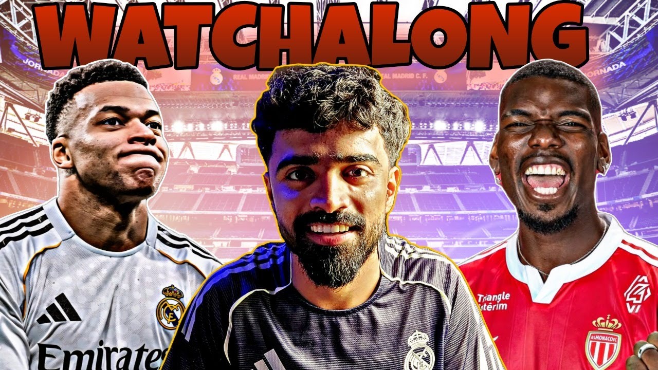 Real Madrid vs AS Monal UEFA Champions League Live Reaction