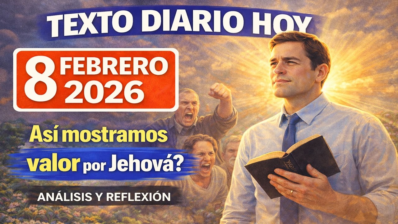 Texto Diario de hoy de los Testigos de Jehová - DOMINGO 8 DE FEBRERO 2026