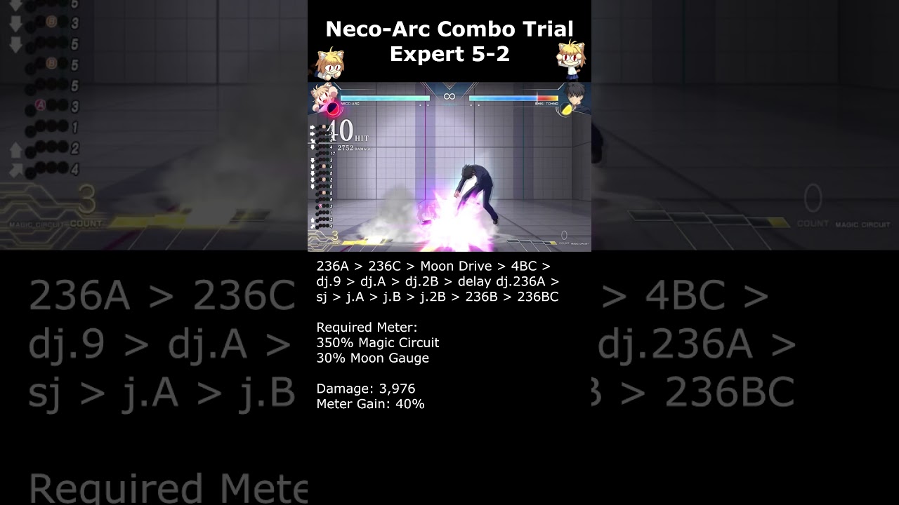 Kurii's Neco-Arc Combo Trial Expert 5-2 【MELTY BLOOD TYPE LUMINA】