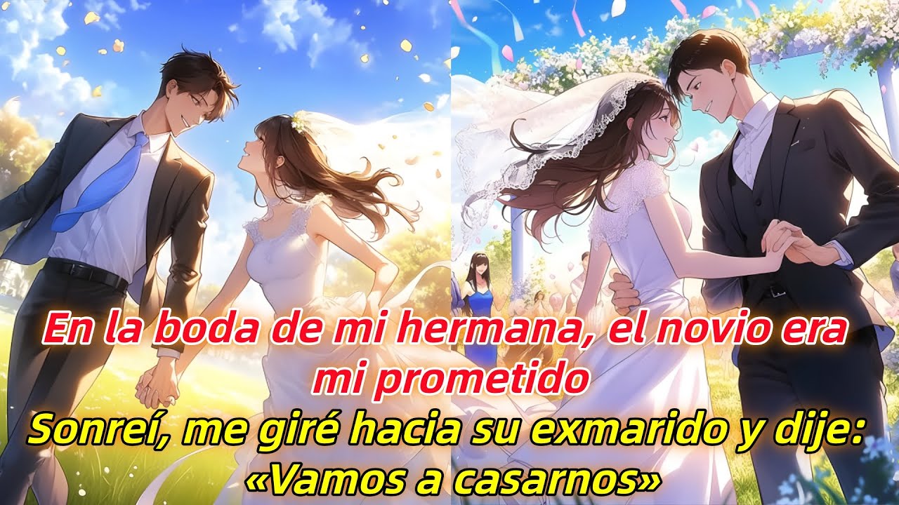 En la boda de mi hermana,el novio era mi prometido.Me giré hacia su exmarido y dije:Vamos a casarnos