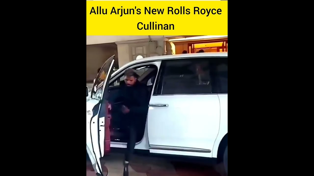 Allu Arjun New Rolls Royce Cullinan|SK Cars Official| #shorts #alluarjun #pushpa #skcarsofficial