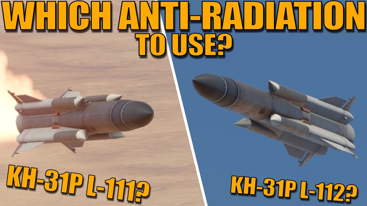 КАК ПОНЯТЬ, КАКИЕ ПРОТИВОРАДИОЛОКАЦИОННЫЕ РАКЕТЫ ВЫБИРАТЬ? &mdash; War Thunder DEV