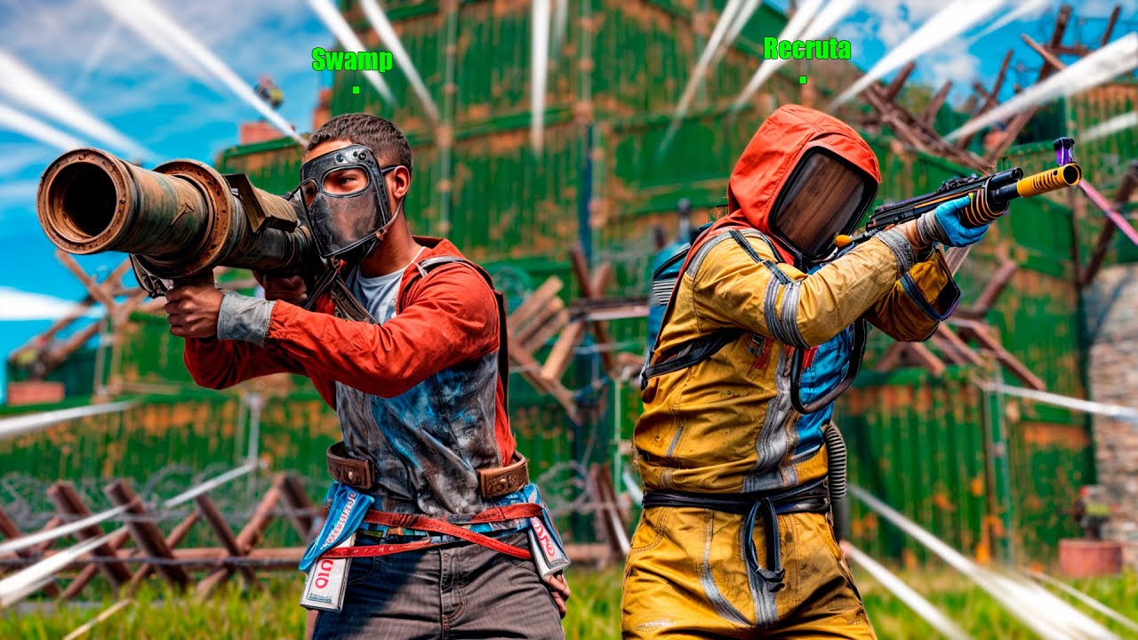 COMO UM DUO VETERANO JOGA RUST ft. @swampRUST