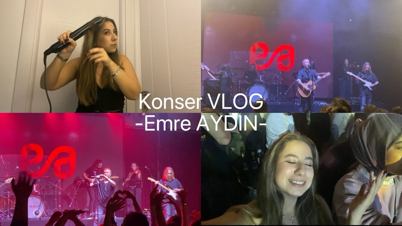 Emre AYDIN FANLARINA ÖZEL KONSER VLOG | beklediğimden çok daha duygusal oldu