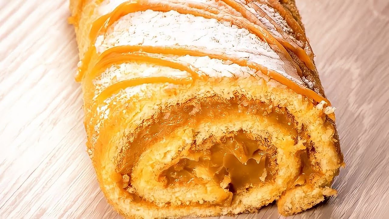 ROCAMBOLE DE DOCE DE LEITE SUPER FOFINHO E BEM RECHEADO
