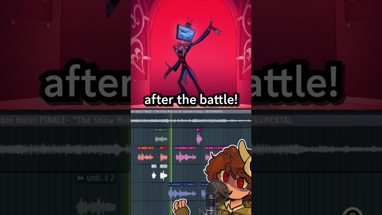I TRIED SINGING THE FINALE OF HAZBIN HOTEL 😰 #shorts